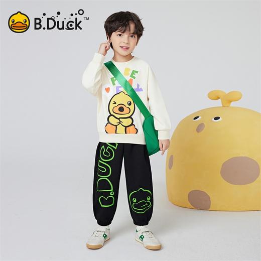 B.DUCK小黄鸭童装春秋针织长裤105-150 BF1563050 商品图4