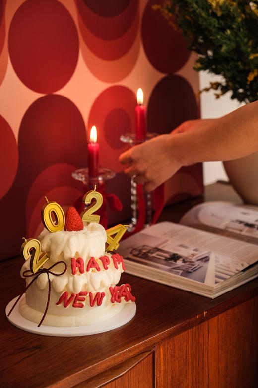 HappyNewYear定制（赠送数字2024蜡烛） 商品图1