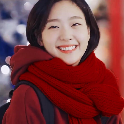 韩版剧鬼怪同款【冬季保暖针织毛线围脖】酒红色围巾 新年拜年礼物 商品图1