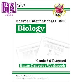 【中商原版】英国CGP New Pearson Edexcel IGCSE Biology Grade 8-9 Exam Practice Workbook (with Answers)
