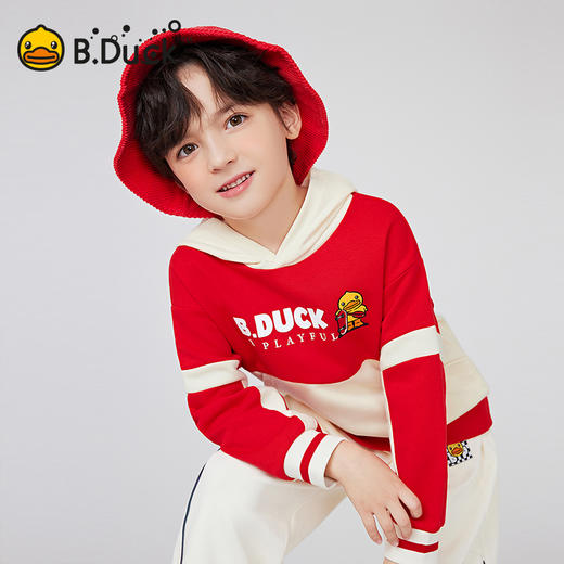 B.DUCK小黄鸭童装春秋带帽卫衣105-150 BF1508076 商品图2