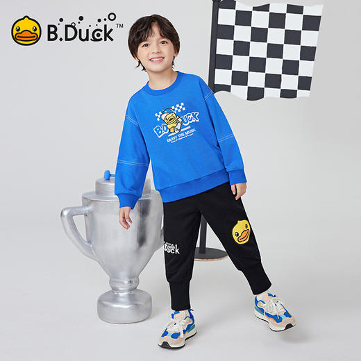 B.DUCK小黄鸭童装春秋针织长裤105-150 BF1563075 商品图3