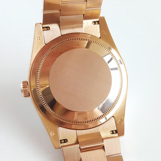 【95新正品】ROLEX劳力士星期日志型系列18k玫瑰金（表圈镶嵌原厂顶级方钻）36mm日期显示星期显示瑞士天文台认证自动机械中性款118395BR  190523TJ02 商品图2