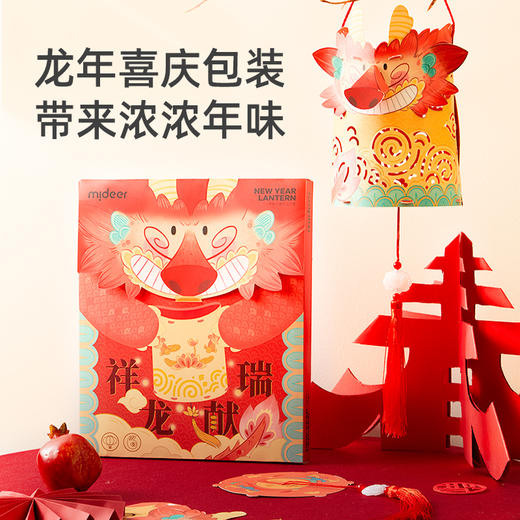 【新年礼物】mideer年味中国手工灯笼-祥龙献瑞 商品图2