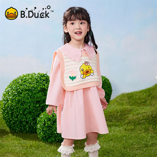 B.DUCK小黄鸭童装春秋休闲连衣裙90-130 FF1580005 商品图2