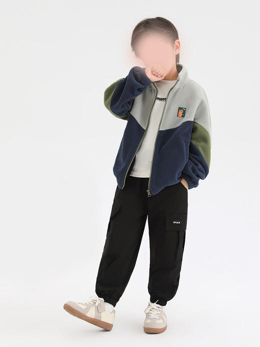 裁缝学苑TS21童装男童冬季摇粒绒外套纸样上衣儿童拉链开衫样板 商品图4