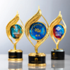 创意金属羽毛水晶奖杯定制定做优秀员荣誉奖座高档年会颁奖纪念 商品缩略图1
