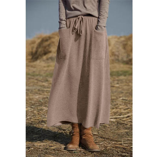 温暖百搭多款可选安迪绒绞花连帽开衫打底衫半身裙 商品图14