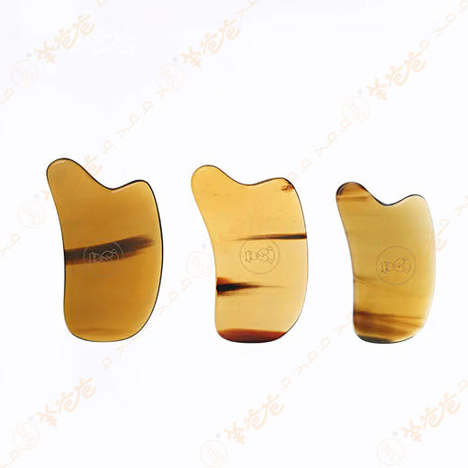 【羊爸爸牛角刮痧板】自然牛角 质地坚硬 光滑润泽 商品图3