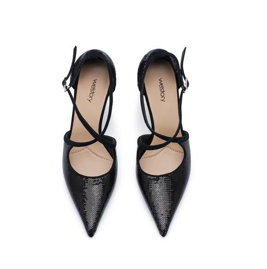 westory春季新款细高跟细带优雅气质女鞋W24AH56761 商品图2