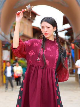 孤凰一舞灯笼袖连衣裙 | 版型有特色 遮肉显瘦 |现货加急发