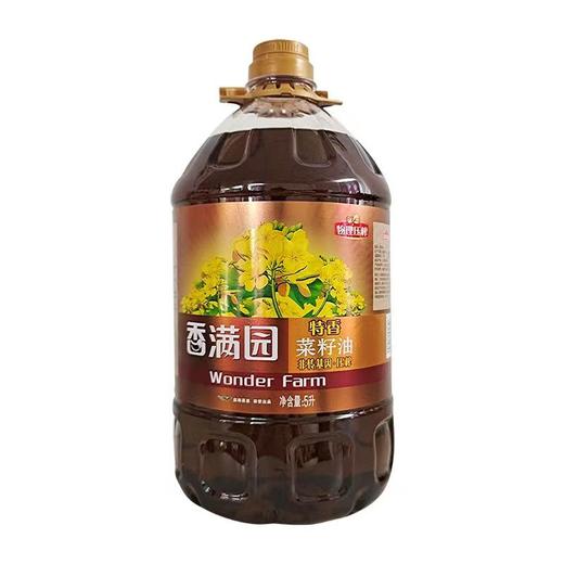 香满园 非转基因特香菜籽油5升/桶【FY】 商品图0