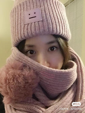 Acne原单帽子 粗针羊毛毛线帽子 男女通用