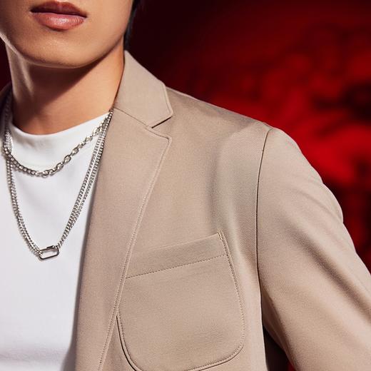 【非遗剪纸】柒牌男装西服男春季新款刺绣中青年时尚休闲西装外套	126C70300 商品图4