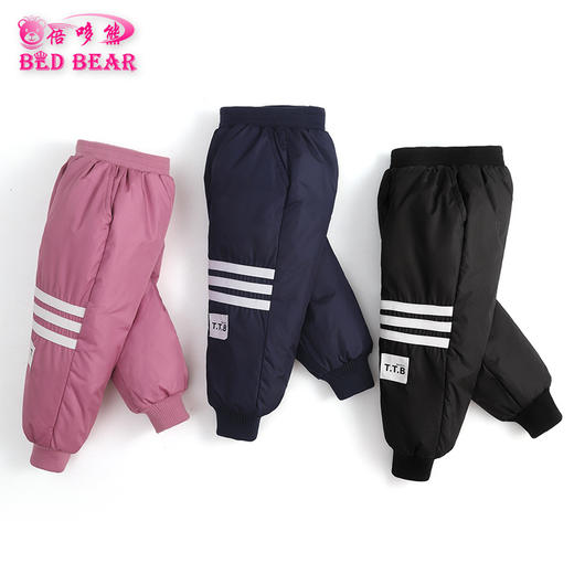 【精选优质白鸭绒 御寒保暖】秋冬潮范新款婴幼童加厚保暖时尚休闲儿童羽绒裤 商品图0