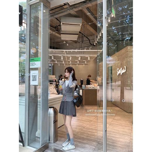 XS码 限时价 金蘑菇菇【私立校花tb套】盐甜系经典学院风修身针织开衫 商品图1