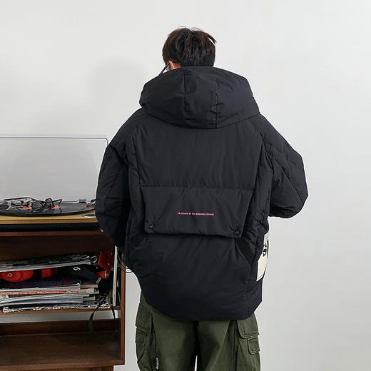 徐太浪新款美式潮牌潮流羽绒服男冬季加厚保暖连帽上衣外套 商品图4