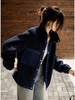 AHM-6200韩系慵懒风摇粒绒外套女2023冬季新款时尚休闲宽松保暖小个子外套 商品缩略图3