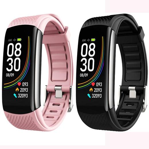 C6S智能手环彩屏大字蓝牙运动心率血压血氧睡眠礼品手环 商品图0