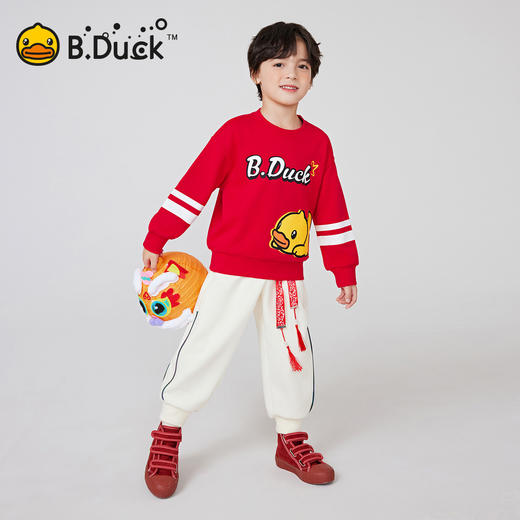 B.DUCK小黄鸭童装春秋圆领卫衣105-150 BF1508058 商品图4