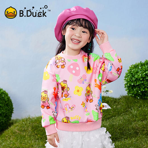 B.DUCK小黄鸭童装春秋圆领卫衣90-130 FF1508001 商品图2