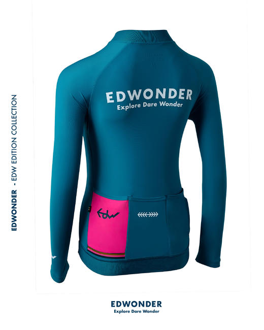 EdW超轻(男)长袖车衣- 靛蓝 Jersey 商品图1