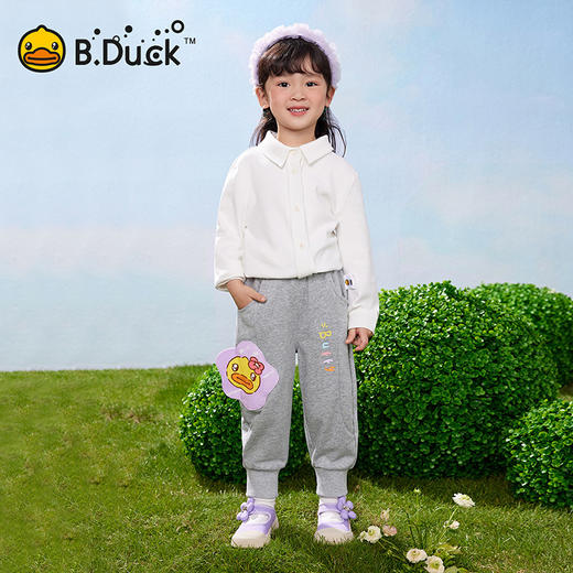 B.DUCK小黄鸭童装春秋针织长裤90-130 FF1563001 商品图4