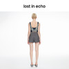 lost in echo2024春季新款设计师品牌背部镂空西装西装拉链短裤女 商品缩略图4