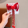 【儿童新年蝴蝶结发饰】公主小女孩发夹宝宝可爱女童过年红色发卡头饰 商品缩略图14