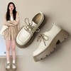 ZHR中口乐福鞋女2024春季新款洋气时尚休闲百搭简约学院风厚底英伦单鞋 商品缩略图4