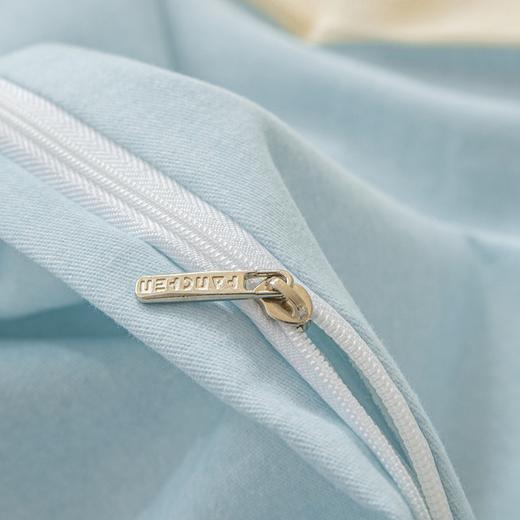 全棉四件套【 加厚ins风，纯色磨毛棉被套】新年床单床笠纯棉三件套 商品图3