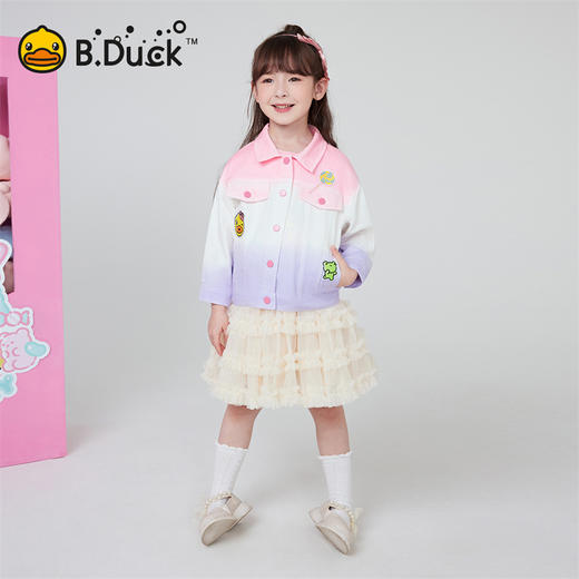 B.DUCK小黄鸭童装春秋牛仔外套105-150 FF1511081 商品图4