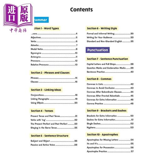 【中商原版】英国CGP KS2 English Targeted Question Book Grammar Punctuation&Spelling Year 6 Foundation 商品图1