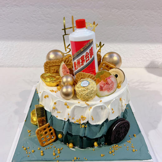 岁月如酒—男士生日蛋糕 商品图0
