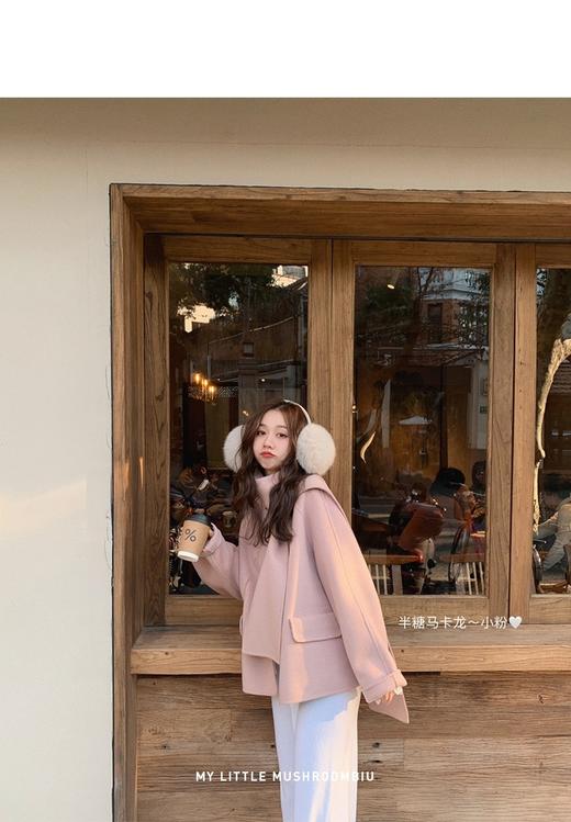 金蘑菇菇【羊毛垂垂裤 糯白 L  】藏肉也太厉害了吧？巨显瘦垂坠质感休闲裤 商品图4