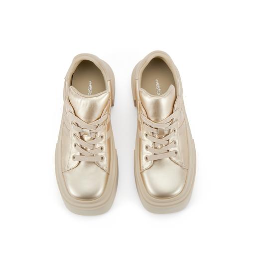 westory2024年春季新款平跟厚底增高舒适防滑运动鞋老爹鞋W24AM56971 商品图2