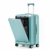 多功能时尚行李箱登机箱前开盖扩展层拉杆箱内置USB充电电脑隔层水杯架 商品缩略图0