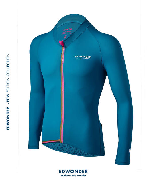 EdW超轻(男)长袖车衣- 靛蓝 Jersey 商品图0