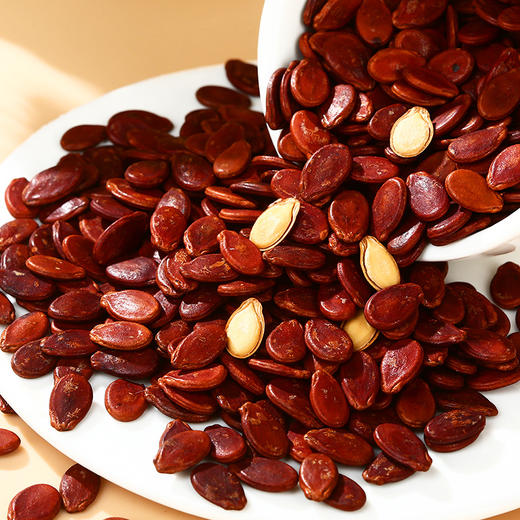 【288g】旭东红瓜子百里挑一瓜子五香味罐装咸味红皮瓜子婚庆 商品图2