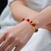 【经典】龙年红玛瑙和田玉手串 均匀细腻 饱满圆润 商品缩略图4