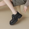 ZHR中口乐福鞋女2024春季新款洋气时尚休闲百搭简约学院风厚底英伦单鞋 商品缩略图2