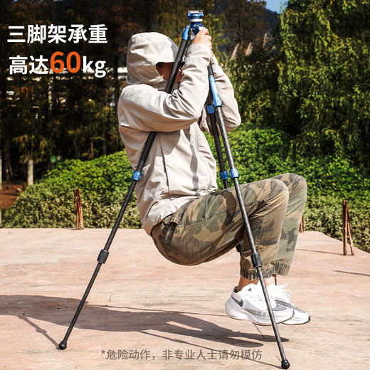 CAVIX闪电豹L254C碳纤维快速三脚架单反微单相机低拍便携全景快拆夹座云台直播拍照摄影旅拍旅行支架 商品图1