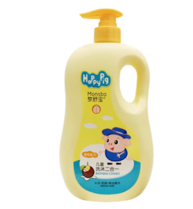梦舒宝婴儿童椰子洗发水沐浴露500ml