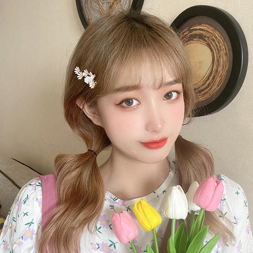 六鑫珠宝 一字夹少女甜美边夹套装组合 可爱发卡刘海夹 商品图3