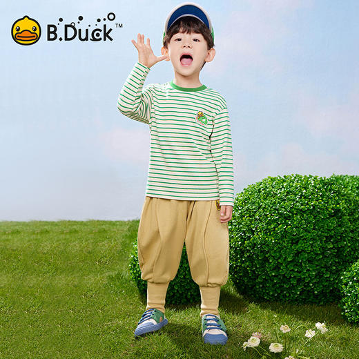 B.DUCK小黄鸭童装春秋针织长裤90-130 BF1563025 商品图4