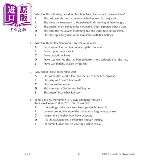 【中商原版】英国CGP New 11+ GL 10-Minute Tests English Comprehension Ages 10-11 with Online Edition 商品图4