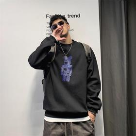 徐太浪暴力熊印花卫衣男潮牌美式大码男装打底衫男生上衣