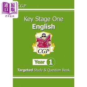 【中商原版】英国CGP KS1 English Targeted Study & Question Book - Year 1