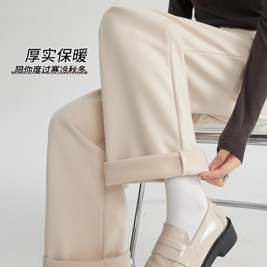 秋冬百搭万金油【双扣轻暖阔腿裤】 500g重磅面料！厚实不臃肿超保暖 上身秒变超模腿！ 商品图4
