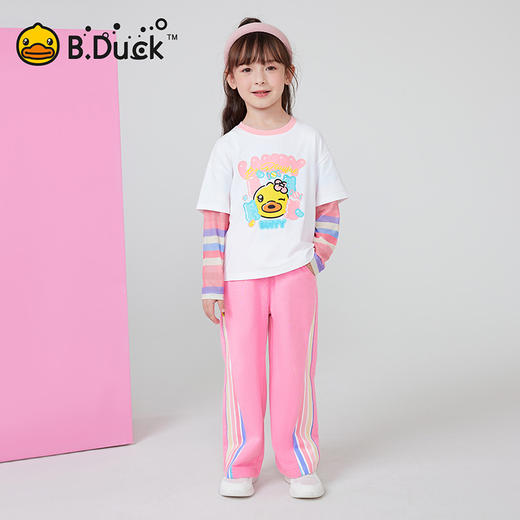 B.DUCK小黄鸭童装春秋针织长裤105-150 FF1563081 商品图4
